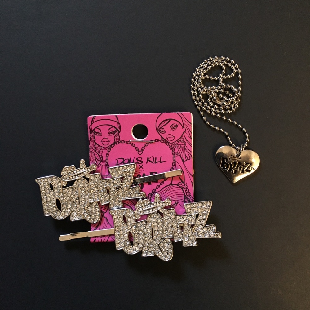 Dolls Kill X Bratz Hair Clips & Necklace Bundle